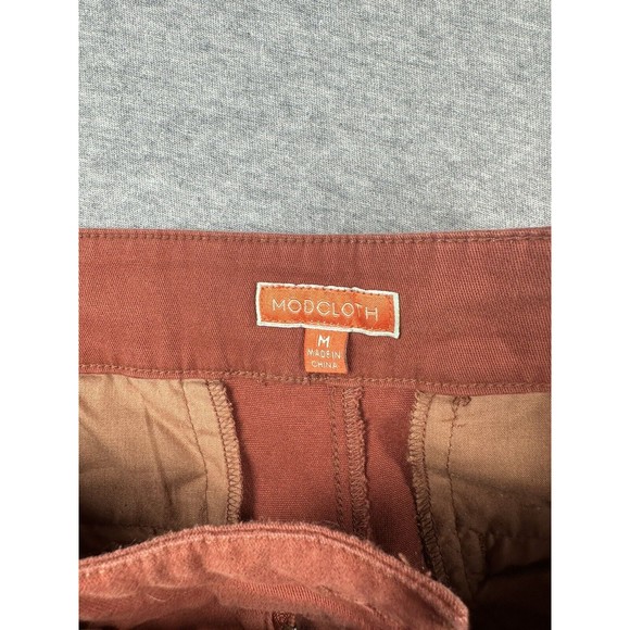 ModCloth Burnt Orange straight leg pants Size Medium‎ 30 X 25 - Picture 3 of 7